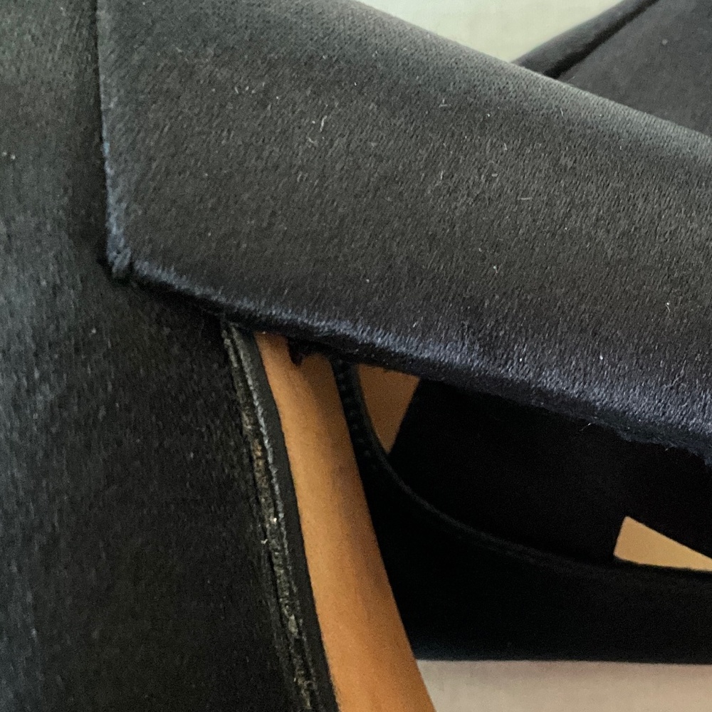 GUCCI Satin Pumps Heels Black Size 9.5 - Picture 13 of 16